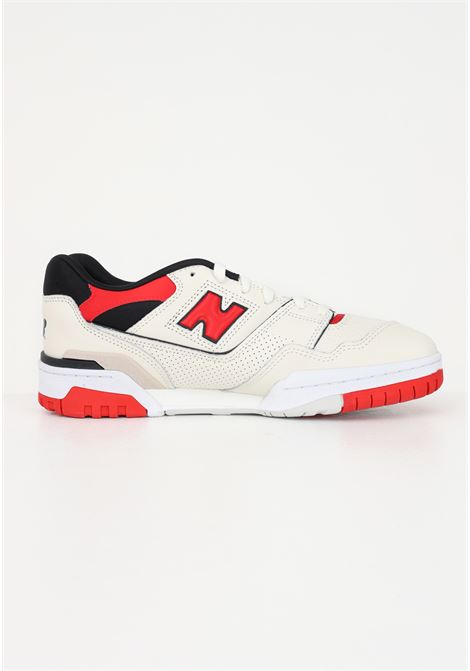 550 men's white and red casual sneakers NEW BALANCE | BB550VTBSEA SALT